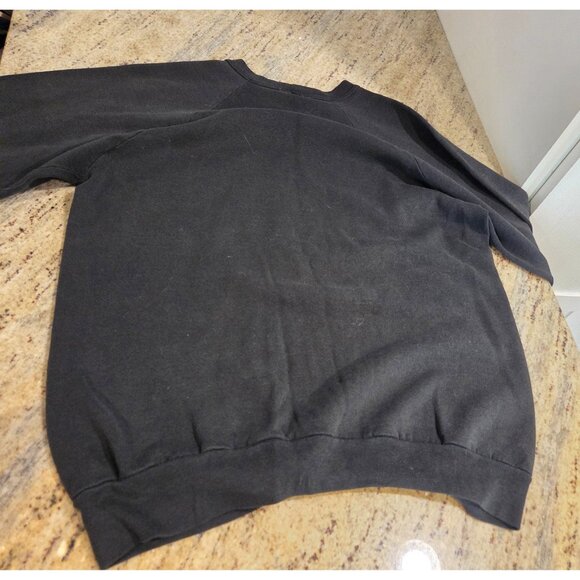 Vintage Harvard University Men’s M Veritas Graphic Black Sweatshirt Distressed - Picture 14 of 15